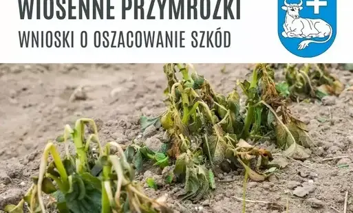 Informacja o możliwości złożenia wniosku o oszacowanie szkód w związku z wiosennymi przymrozkami.